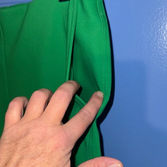 💚✅🐸🌿Rachel Zoe Vibrant Green Cropped Pants - Picture 4 of 6